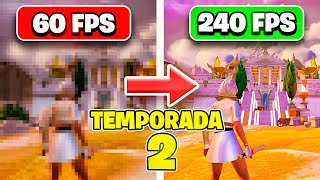 LA MEJOR CONFIGURACIÓN TEMPORADA 2 CAPÍTULO 5 Reducir Ping Aumentar FPS [upl. by Ayekat]