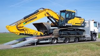 Veldhuizen oprijwagen voor het vervoer van kranen en bulldozers tot 29 ton Trekkerweb [upl. by Karoly]