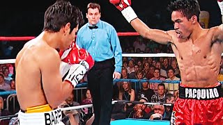 Manny Pacquiao Philippines vs Marco Antonio Barrera Mexico 1  TKO Boxing Fight Highlights HD [upl. by Entsirhc]