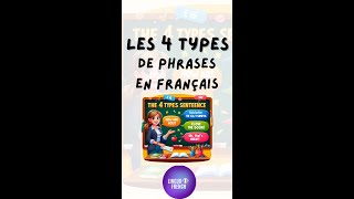 Les 4 types de phrases en français apprends les en chanson chanson éducative [upl. by Dario]