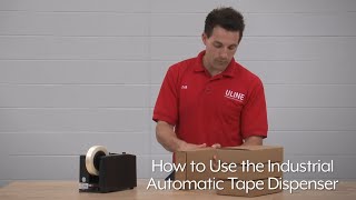 How to Use the Industrial Auto Tape Dispenser [upl. by Raphaela]