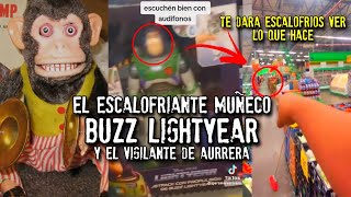 El escalofriante muñeco Buzz Lightyear y el vigilante de Aurrera [upl. by Newol]