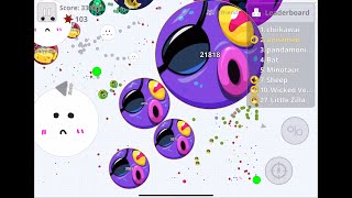 【Agario Mobile】鯖取り2鯖分！ [upl. by Eednus]