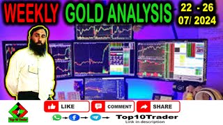 Weekly Analysis 22 to 26 072024 XAUUSD Demand amp Supply ll XAUUSD Technical Analysis  top10trader [upl. by Procora827]