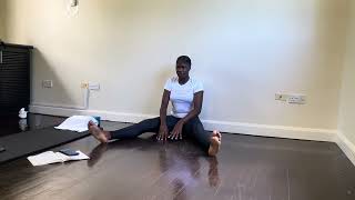 Pilates mat  Spine stretch forward Basic [upl. by Budge]