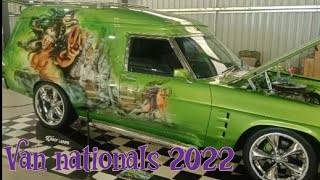 Panel Van Nationals 2022 Barmera Sa Murals airbrush [upl. by Ilanos]