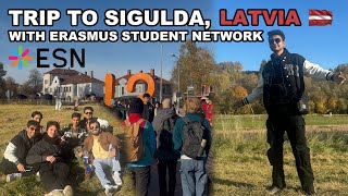 Trip to Sigulda with Erasmus Student Network  ESN  Latvia🇱🇻 [upl. by Secnirp]