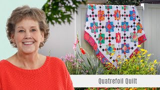 How to Make a Quatrefoil Quilt  Free Quilting Tutorial [upl. by Itsrejk]