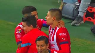 Gol de Ronaldo Cisneros  Chivas 21 Cruz Azul  Liga BBVA MX  Clausura 2023  Jornada 16 [upl. by Ravens275]