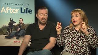 Ricky Gervais amp Kerry Godliman Talk quotAfter Lifequot on PLAN B [upl. by Danuloff]