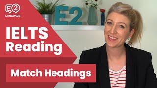 IELTS Reading Match Headings with Alex [upl. by Molini]