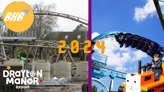 EVERYTHING coming to Drayton Manor in 2024 [upl. by Sum]