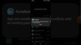ERROR FIXED👍  App not installed as package conflicts with an existing package android error apk [upl. by Llehsar407]