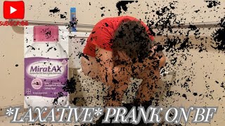 LAXATIVE PRANK On BF HILARIOUS REACTION  YouTuber Series [upl. by Odin]