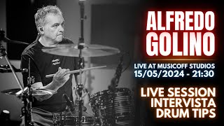 Alfredo Golino  Intervista e Live Drumming [upl. by Lezti504]