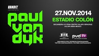 Paul van Dyk  Estadio Colon Xalapa Mexico  27 Nov 2014  Tour Trailer [upl. by Burr]