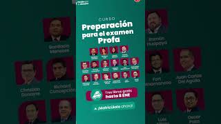 Estos temas se abarcarán en el curso de PROFA lpderecho [upl. by Rebmak]