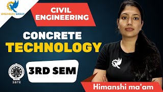 Lec01  Unit01 Concrete Technology  3rd Semester  SBTE Civil Engineering [upl. by Eedeed]