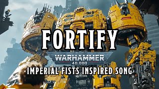 Fortify  An Imperial Fists Inspired Song warhammer [upl. by Srevart]