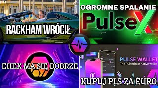 EKOSYSTEM PLS ODŻYWA RACKHAM WRÓCIŁ OLBRZYMIE BUY AND BURN eHEX VS HEX [upl. by Esiuolyram]