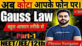 Electric Charges and Fields  12th  Lecture30  Gauss Law  Questions On Gauss Law [upl. by Macintosh]