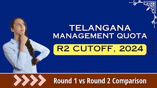 Telangana MBBS Management Quota Round 2 Cutoff 2024 [upl. by Henke]