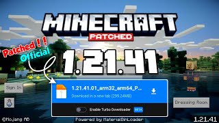 Minecraft 12141Official Patch  Minecraft PE versi patch  Minecraft 121 Patch Update [upl. by Latin]