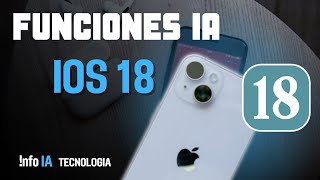 Funciones de INTELIGENCIA ARTIFICIAL del iPhone con el iOS 18 [upl. by Edette]