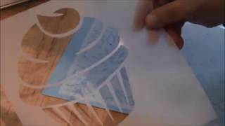 making reusable stencils with your cricut  Plastic stencils  cutting Plastic with Cricut [upl. by Sharl]