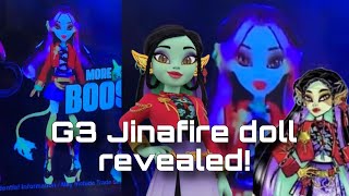 MONSTER HIGH NEWS G3 Jinafire doll leaks Early prototype doll found [upl. by Golding]