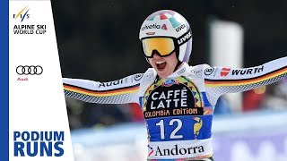 Viktoria Rebensburg  Ladies Downhill  Soldeu  Finals  2nd place  FIS Alpine [upl. by Gillie]