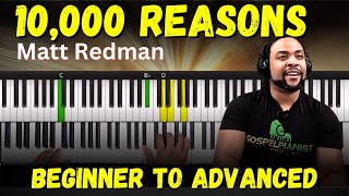 10000 Reasons Piano Tutorial [upl. by Uranie992]