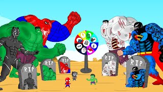 Rescue SUPERHEROES HULK Family amp SPIDERMAN BLACK PANTHER 2  Returning from the Dead SECRET  FUNNY [upl. by Eirrej]