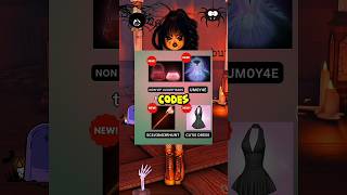 DRESS TO IMPRESS ALL CODES FOR HALLOWEEN UPDATE roblox dresstoimpress dti [upl. by Hayalat]