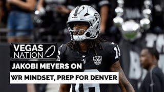 Jakobi Meyers comments on Davante Adams trade request [upl. by Vallie]