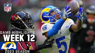 Los Angeles Rams vs Arizona Cardinals Game Highlights  NFL 2023 Week 12 [upl. by Atined]