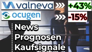 Ocugen 15 🙌 Valneva 43  Der KAMPF um den BESTEN IMPFSTOFF  Chartanalyse mit Prognosen [upl. by Amitak]