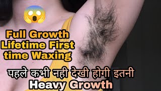 Full growth wale under armpit ki waxing kaise karenonline beauty parlor Coursebeauty parlorwax [upl. by Telracs]