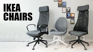 200 Budget IKEA Office Chairs Comparison  MARKUS JÄRVFJÄLLET HATTEFJÄLL [upl. by Quiteria]