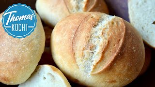 Perfekte Brötchen backen  wie vom Bäcker  Thomas kocht [upl. by Saqaw364]