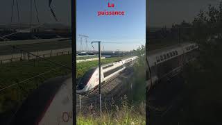 Passage tgv duplex endroit  Lamotte du Rhône  trainspotting sncf railway tgv [upl. by Cissiee]