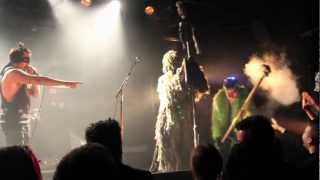 Otto Von Schirach Live w Bananna Sloth Alligator jesus Zombie Dre LA in 4 16 2012 echoplex part 1 [upl. by Fleisig]