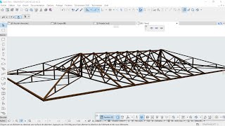 COMMENT DESSINER UNE CHARPENTE SUR ARCHICAD [upl. by Lekcar169]