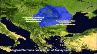 Romanians  Ethnic map evolution between 200 BC and present [upl. by Etta377]