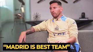 MESSI sent respect to Real Madrid in his new interview ahead of Ecuador game  Football News Today [upl. by Delphine]