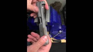 Sig Sauer SP2022 Internal Extractor Removal [upl. by Shandra]