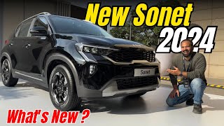 Kia Sonet 2024 Facelift  Whats New  Better than New Tata Nexon [upl. by Dorella]