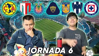 PRONOSTICOS JORNADA 6 LIGA MX [upl. by Naivat160]