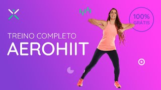 AEROHIIT COMPLETO PARA EMAGRECER EM CASA [upl. by Avika110]