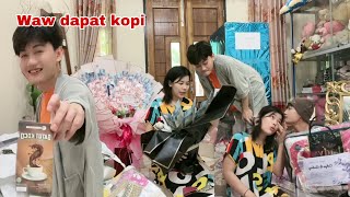 PART 3 UNBOXING KADO PERNIKAHAN DAPET KADO APA INI NGADI NGADI [upl. by Elyag]